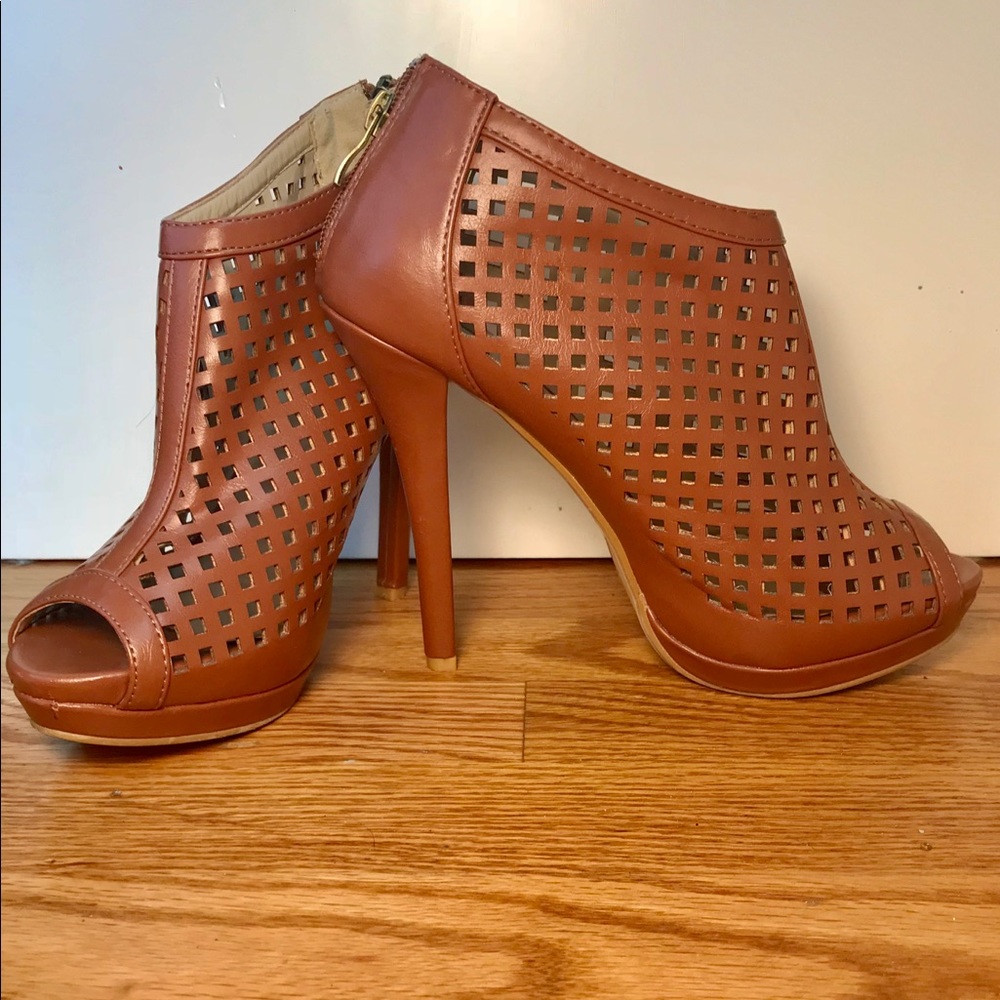 Charming Charlie’s Brown Booties